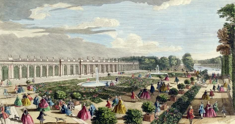 View of the Chateau de Trianon, Towards the Parterre